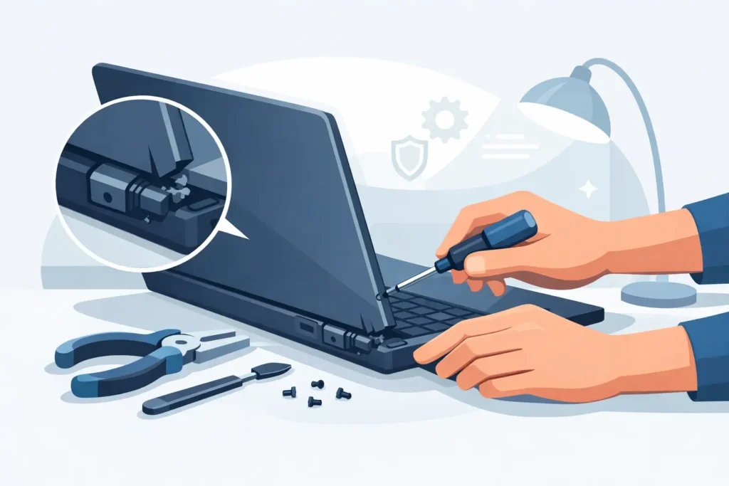 How to Fix Laptop Hinge Damage Safely