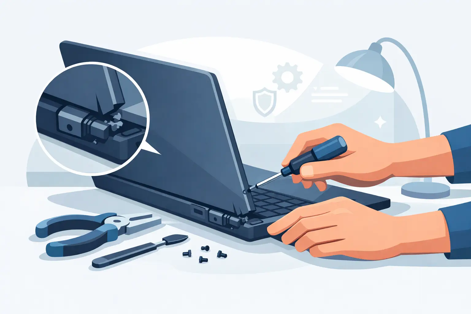 How to Fix Laptop Hinge Damage Safely - Lodon iTech Computer and Mobile ...